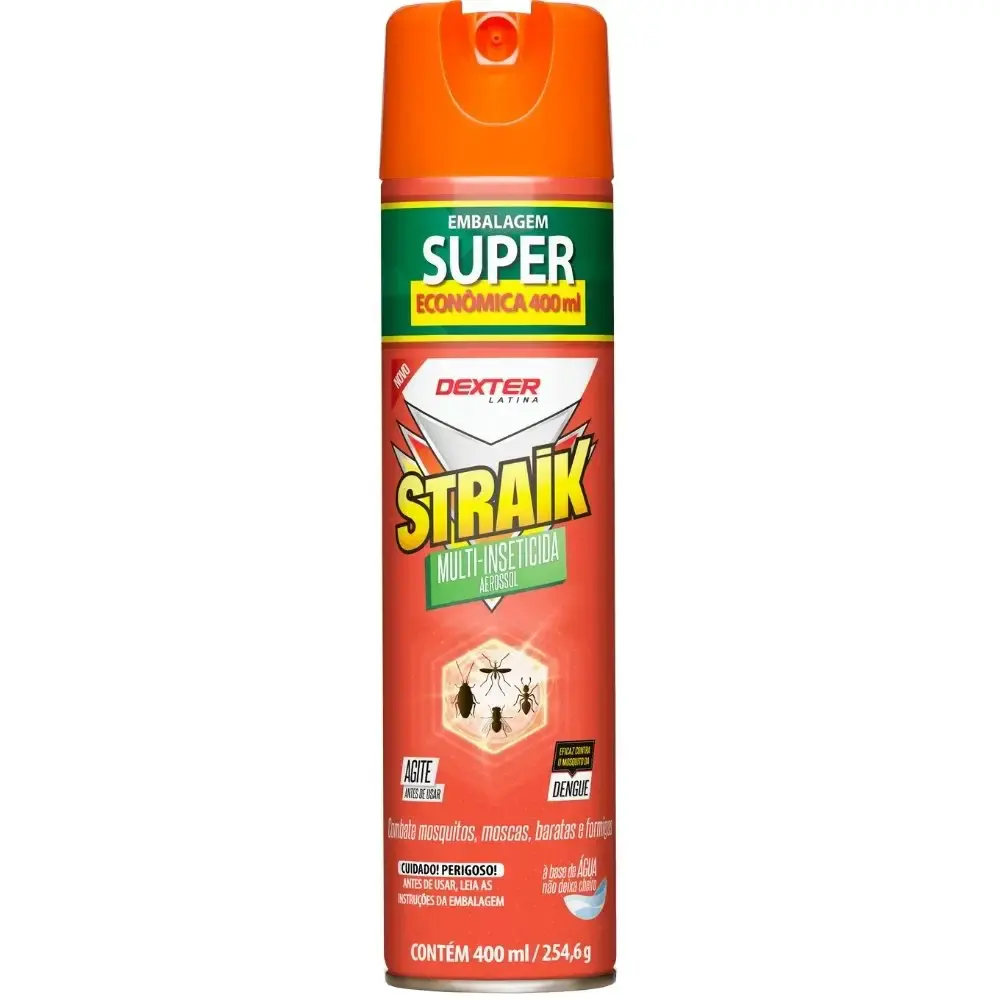 Spray aerossol multi inseticida straik 400 ML Dexter