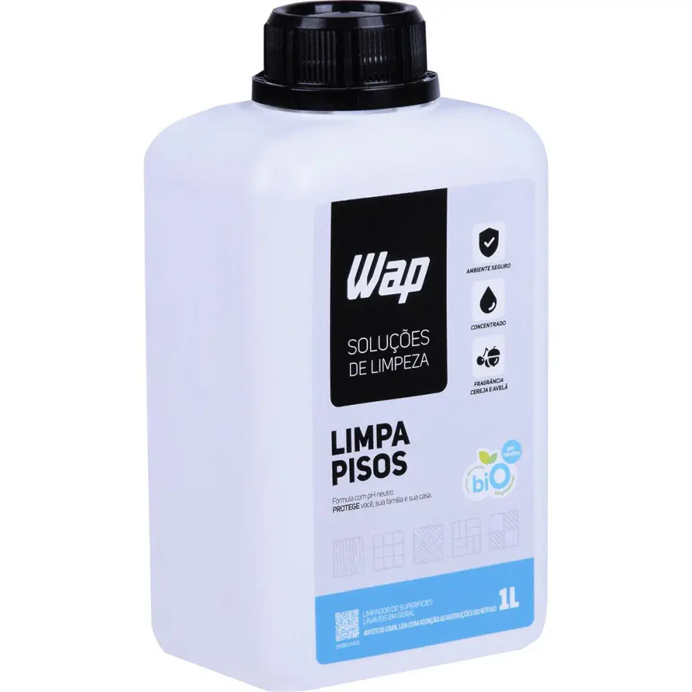 Limpador de porcelanato e pisos limpa pisos 1 litro Wap — fotografia 3