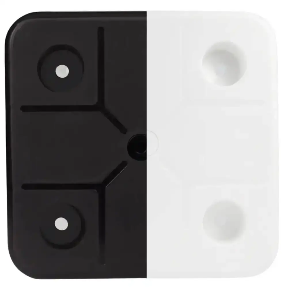 Mesa Plástica de Apoio com Porta-Copos 43 x 51 cm Várias Cores MOR Preto — fotografia 4