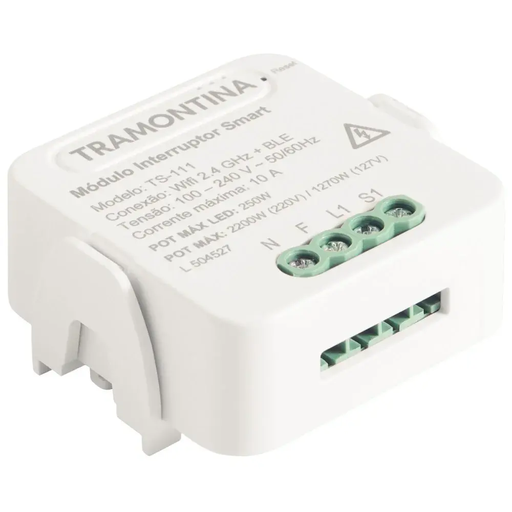 Módulo smart wifi bluetooth com 1 canal da Tramontina — fotografia de referência