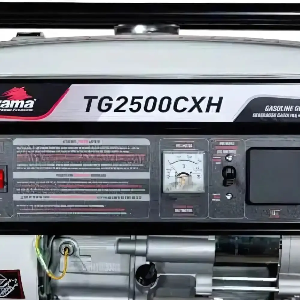 Gerador de energia à gasolina 2,0 KVA partida manual com carregador de bateria TG2500CXH Toyama 220 V — fotografia 5
