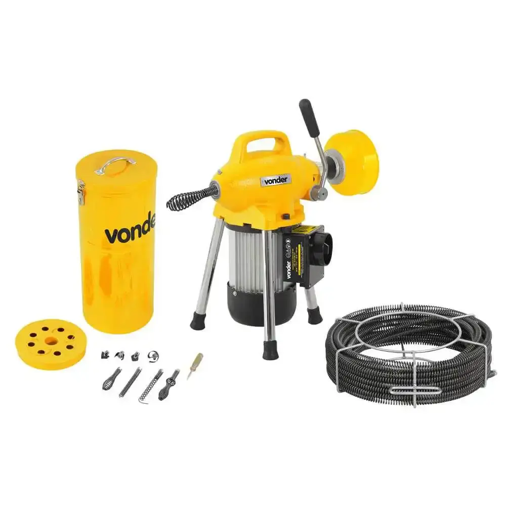 Desentupidora elétrica para tubulações DV390 Vonder 110 V — fotografia de referência