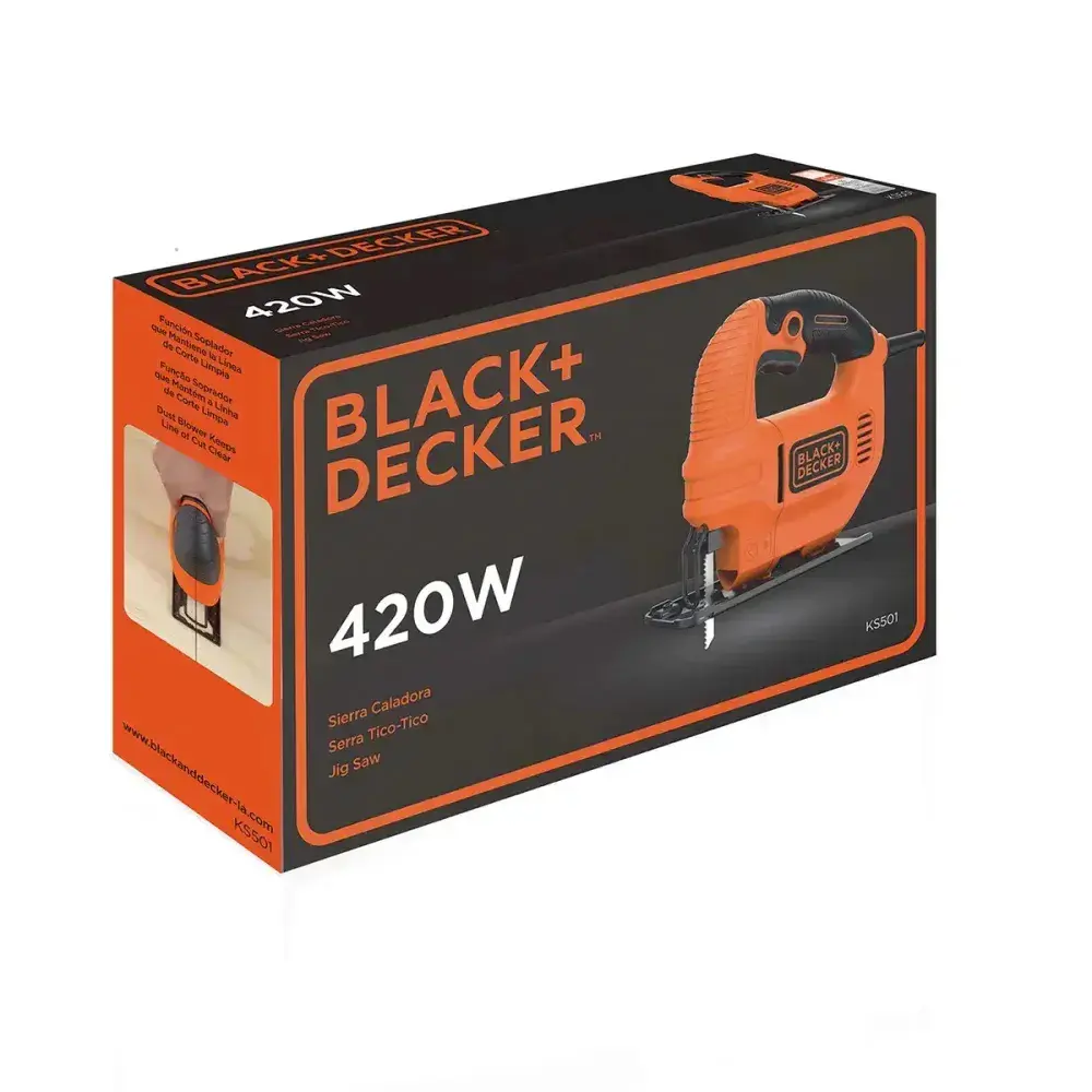 Serra tico-tico com base ajustável 127V 420W blackdecker Black & Decker — fotografia 8