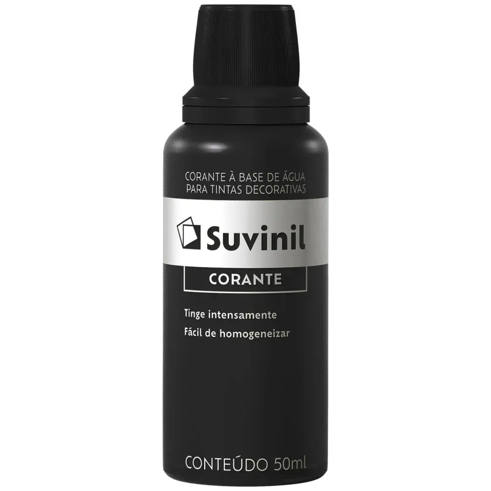 Corante líquido para tinta preto 50ML 12 peç Suvinil — fotografia de referência