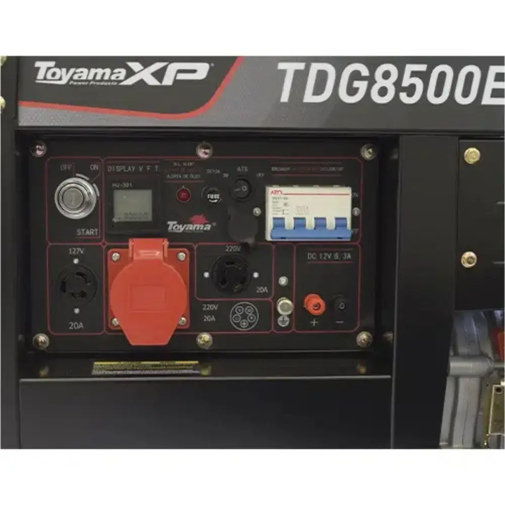 Gerador de energia à diesel 7.5 kva TDG8500E3DXP Toyama — fotografia 2