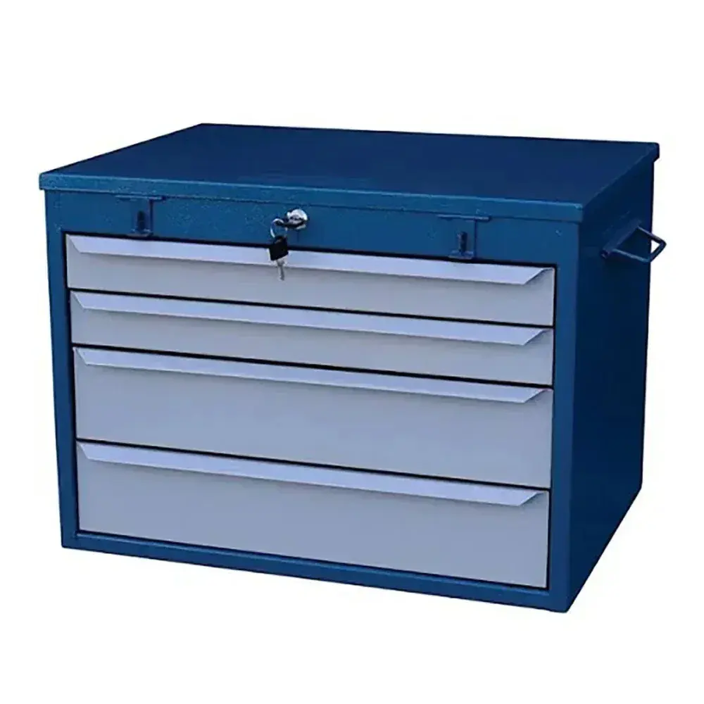Gabinete com divisórias azul de 4 gavetas Fercar — fotografia 2