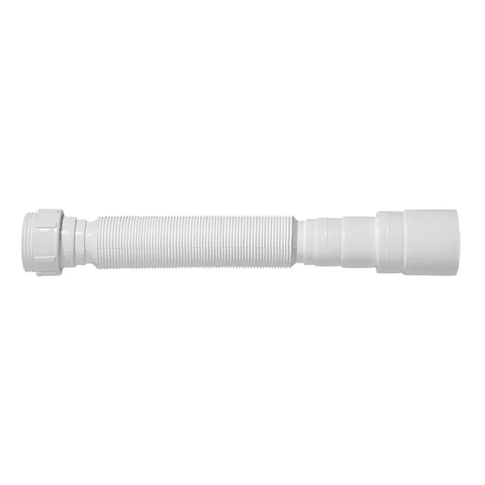Sifão sanfonado plástico universal branco 1.1/2 Blukit