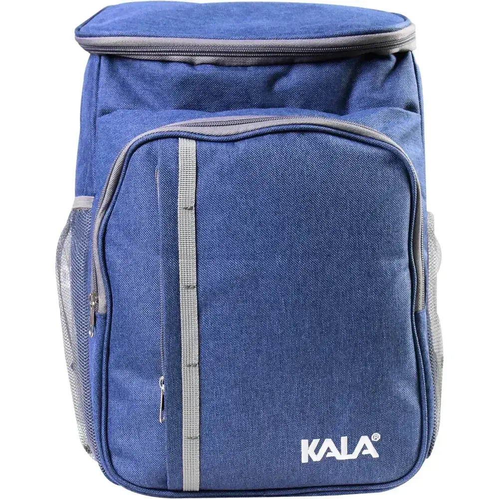 Mochila térmica com 2 bolsos frontais 18L azul Kala — fotografia 7