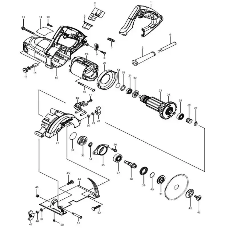 Induzido para serra mármore 4100NH2 / CC2014 em 220V 510221-1 Makita 220 V — fotografia 4