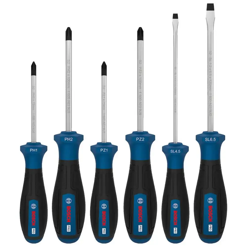 Jogo de chave PRO ph/pz/sl 6 peças 1600A039PD000 bosch Bosch Ferramentas Manuais