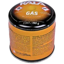 Cartucho de gás butano para maçarico 190G Kala — fotografia 7