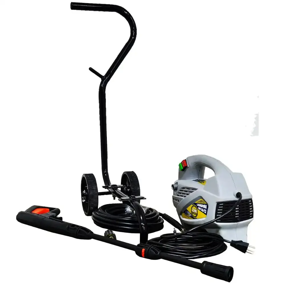 Lavadora Alta Pressão Portátil 2,0 CV ZM L6/12 1600W Semiprofissional c/ Carrinho ZM 220 V — fotografia 5