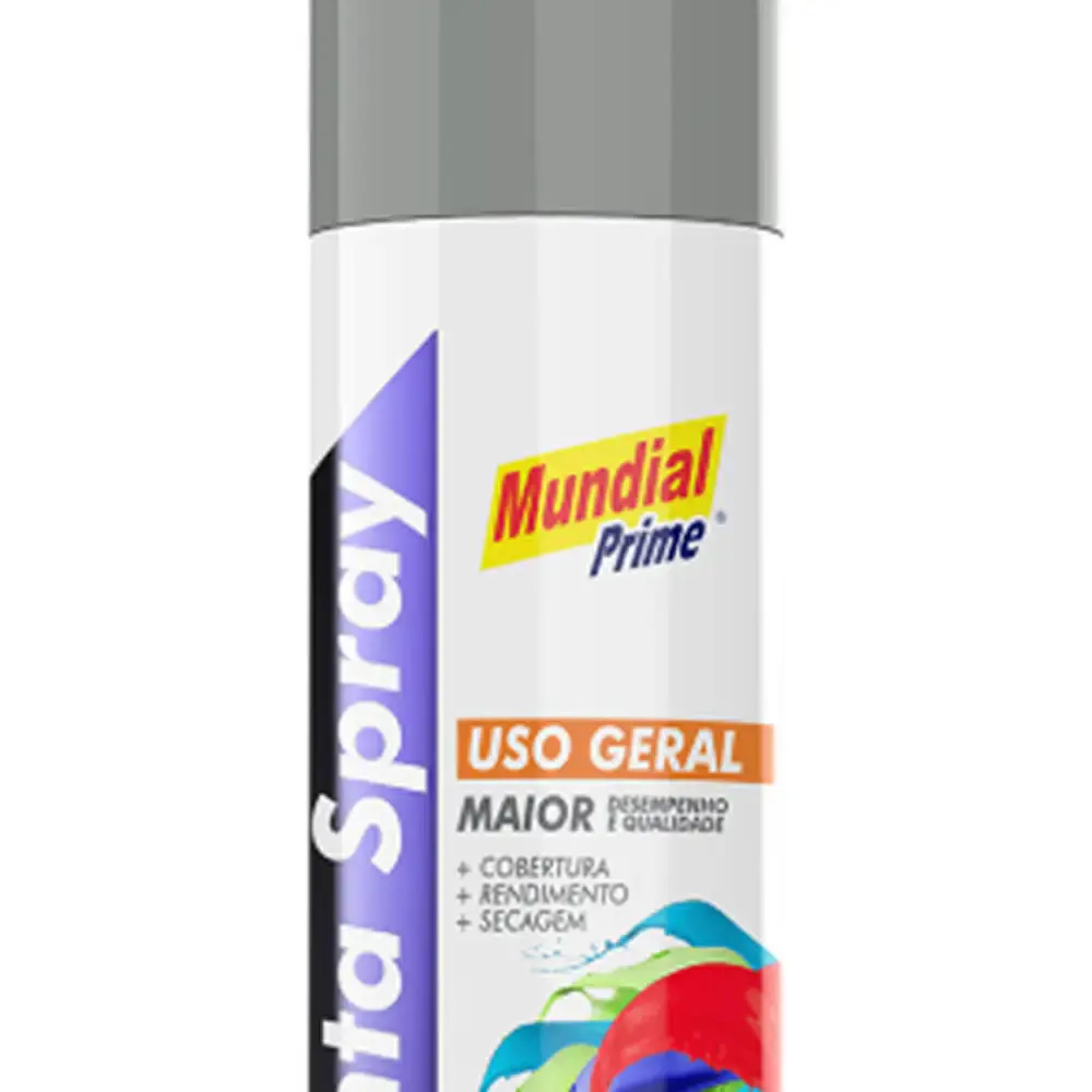 Tinta spray agricola cinza 400ML AE0100149 mundial prime — fotografia 3