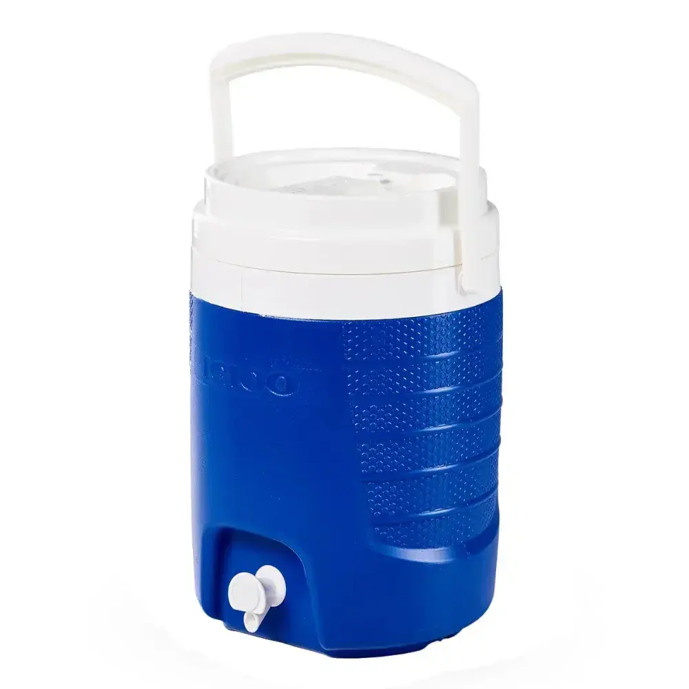 Galão térmico azul 7,5L sport com alça Igloo — fotografia 5