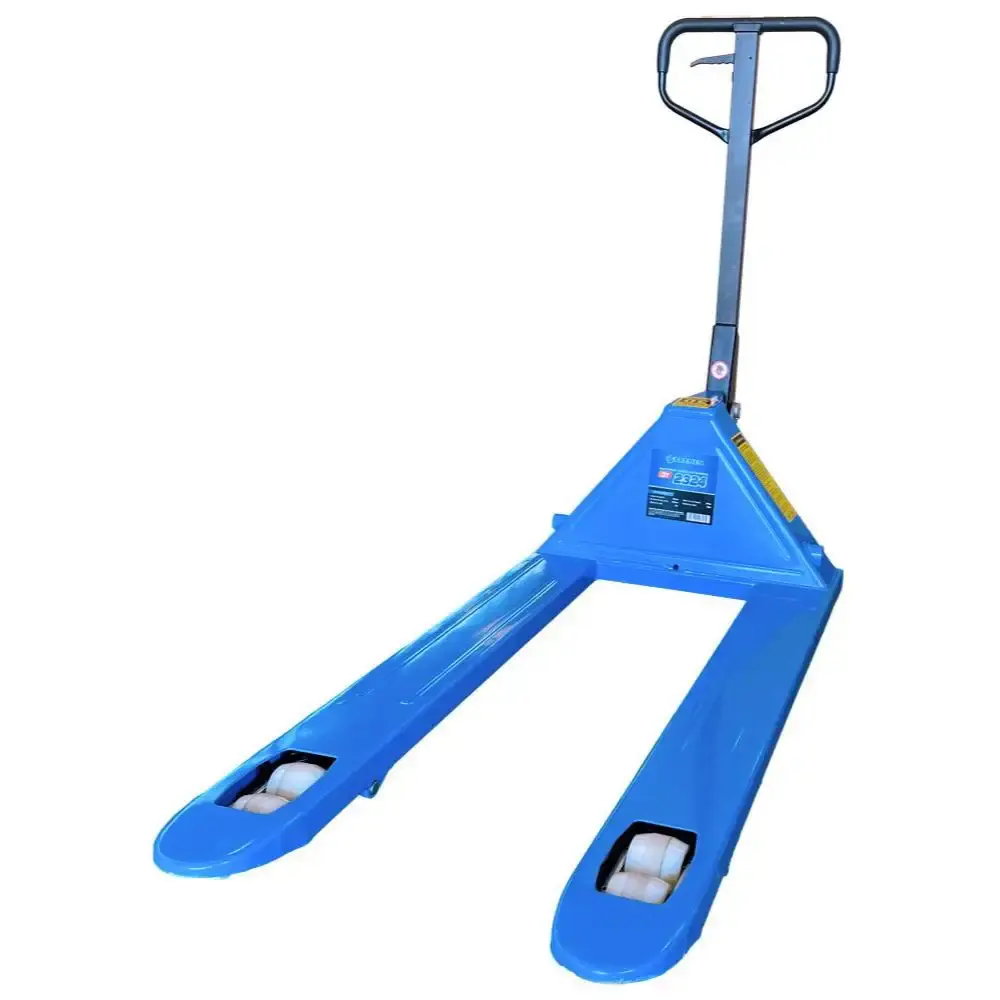 Carro hidráulico para pallet 5 TON com roda dupla Bremen — fotografia de referência