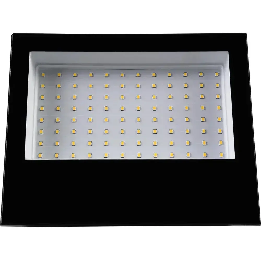 Refletor preto led em alumínio injetado 100W Liege — fotografia 5