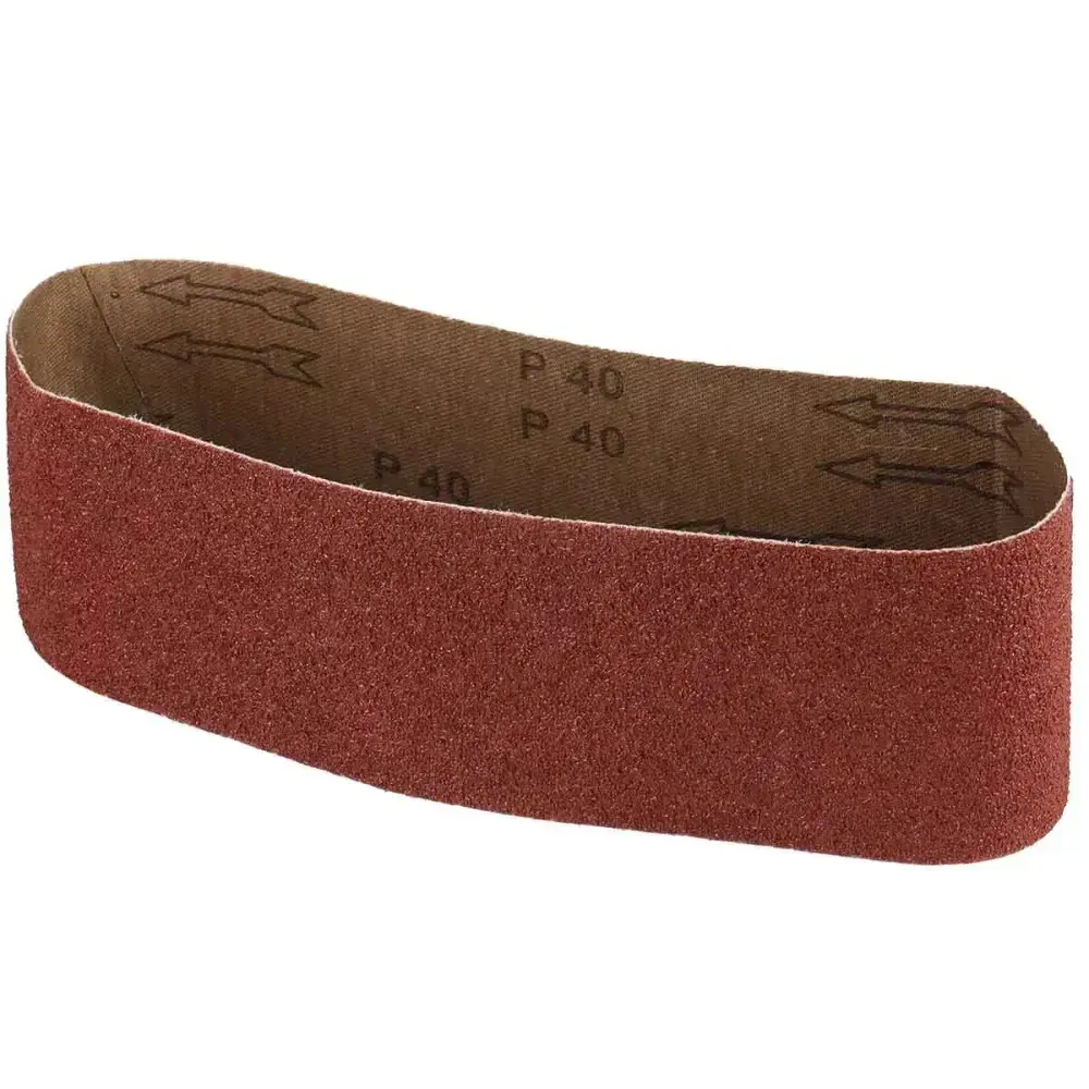 Lixa cinta 75 x 610MM grão 40 costado de lona 3 peç Worker — fotografia 4