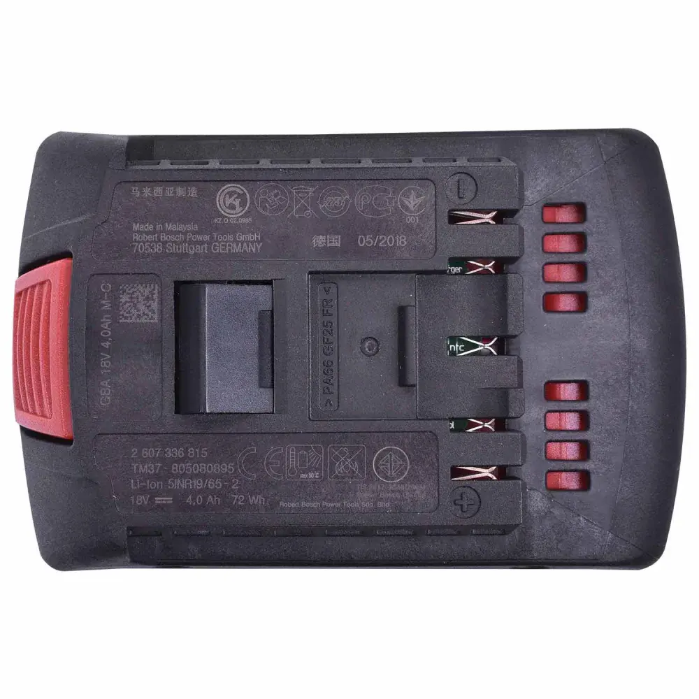 Bateria de lítio 18 volts 4.0AH 0Z00 li-ion gba Bosch — fotografia 5