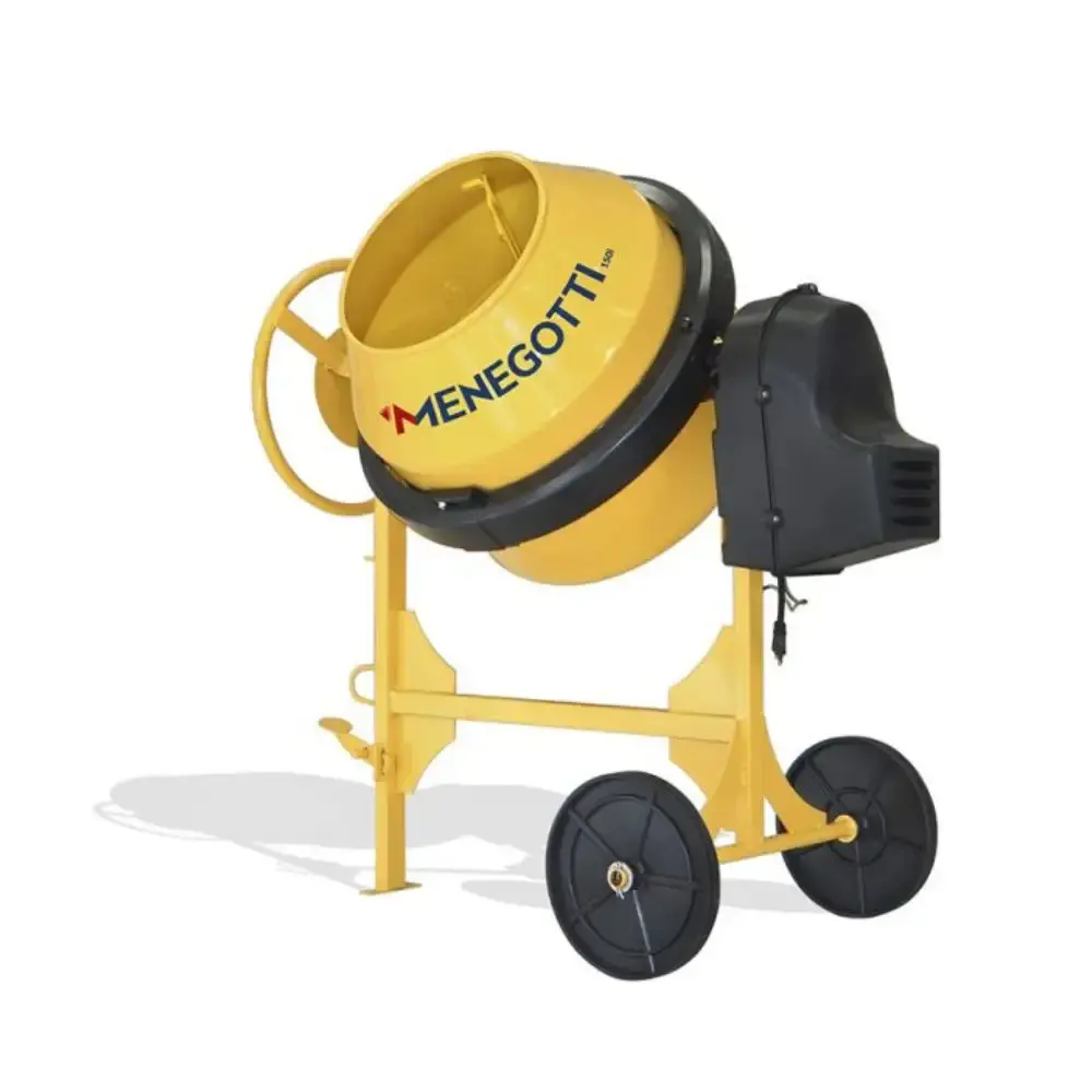 Betoneira 150 litros prime com motor 1/2CV 60HZ 4P com kit segurança Menegotti 110 V — fotografia 8