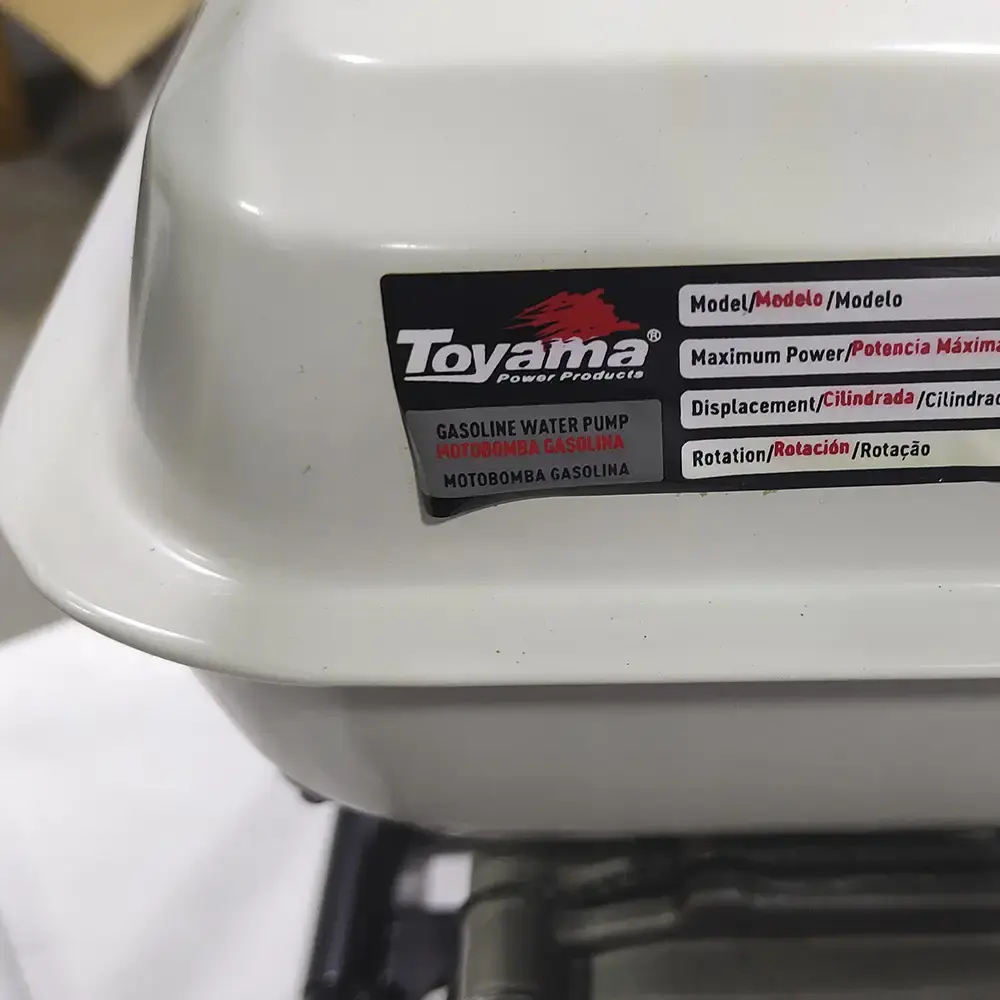 Motobomba autoescorvante à gasolina 4T motor 5.5 HP TWP50SH Toyama — fotografia 7