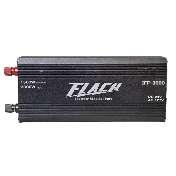 Inversor de tensão IFP3000-4 senoidal puro 24V/127V - Flach — fotografia de referência