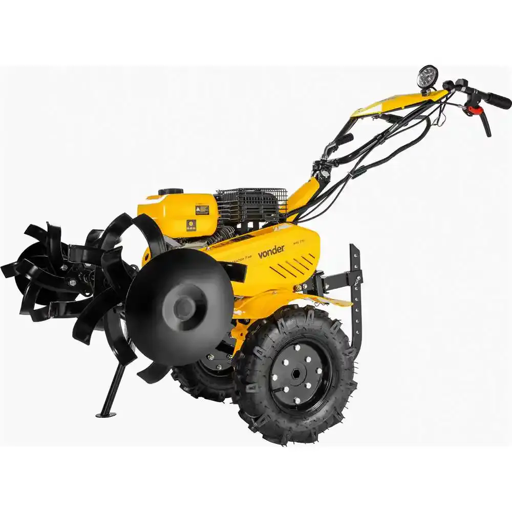 Motocultivador gasolina 7,0 HP 4T 212 CC rodas e enxadas MTV 770 Vonder — fotografia 5