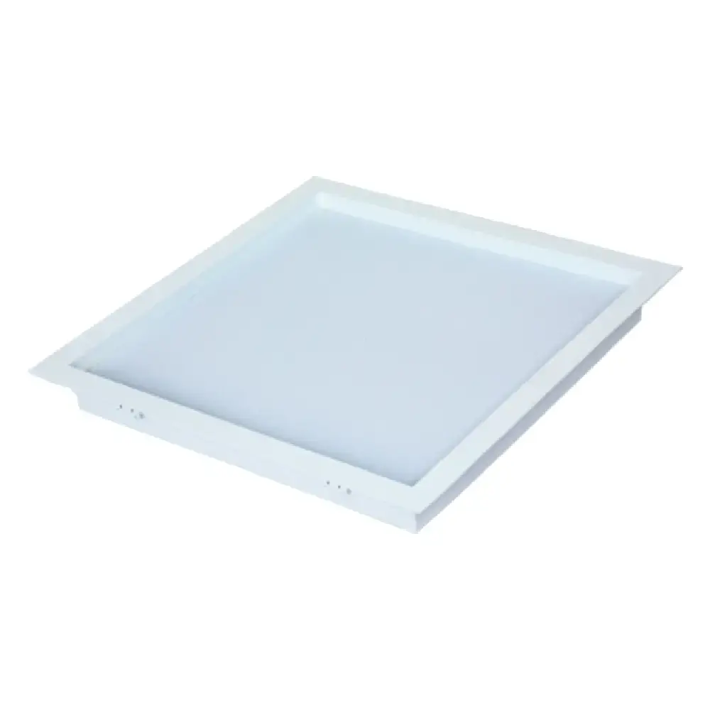 Kit 10 plafon led 2700K quadrado 18W embutir slim Avant — fotografia 2