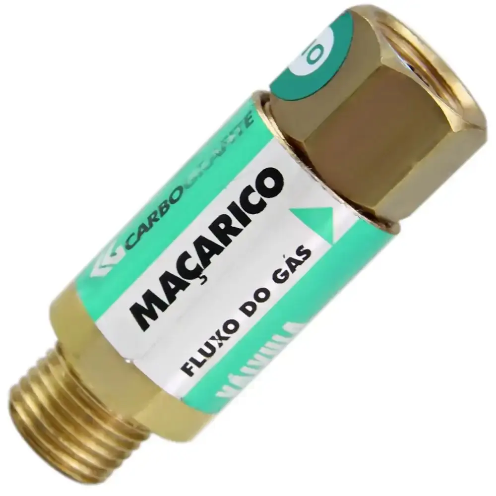 Válvula seca de retenção corta chama para maçarico vpmo 010450410 Carbografite — fotografia de referência