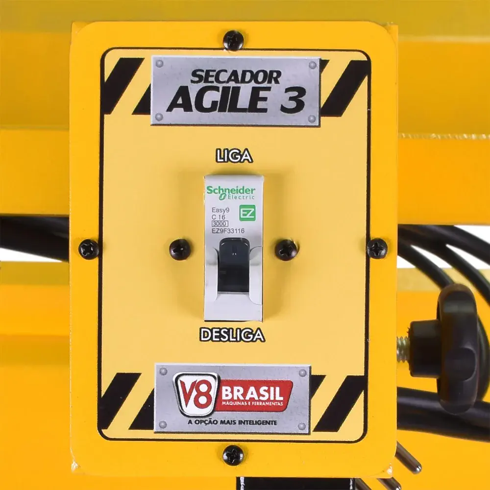 Painel de secagem rápida ágile 3 205CM 3000W 220V V8 brasil — fotografia 4