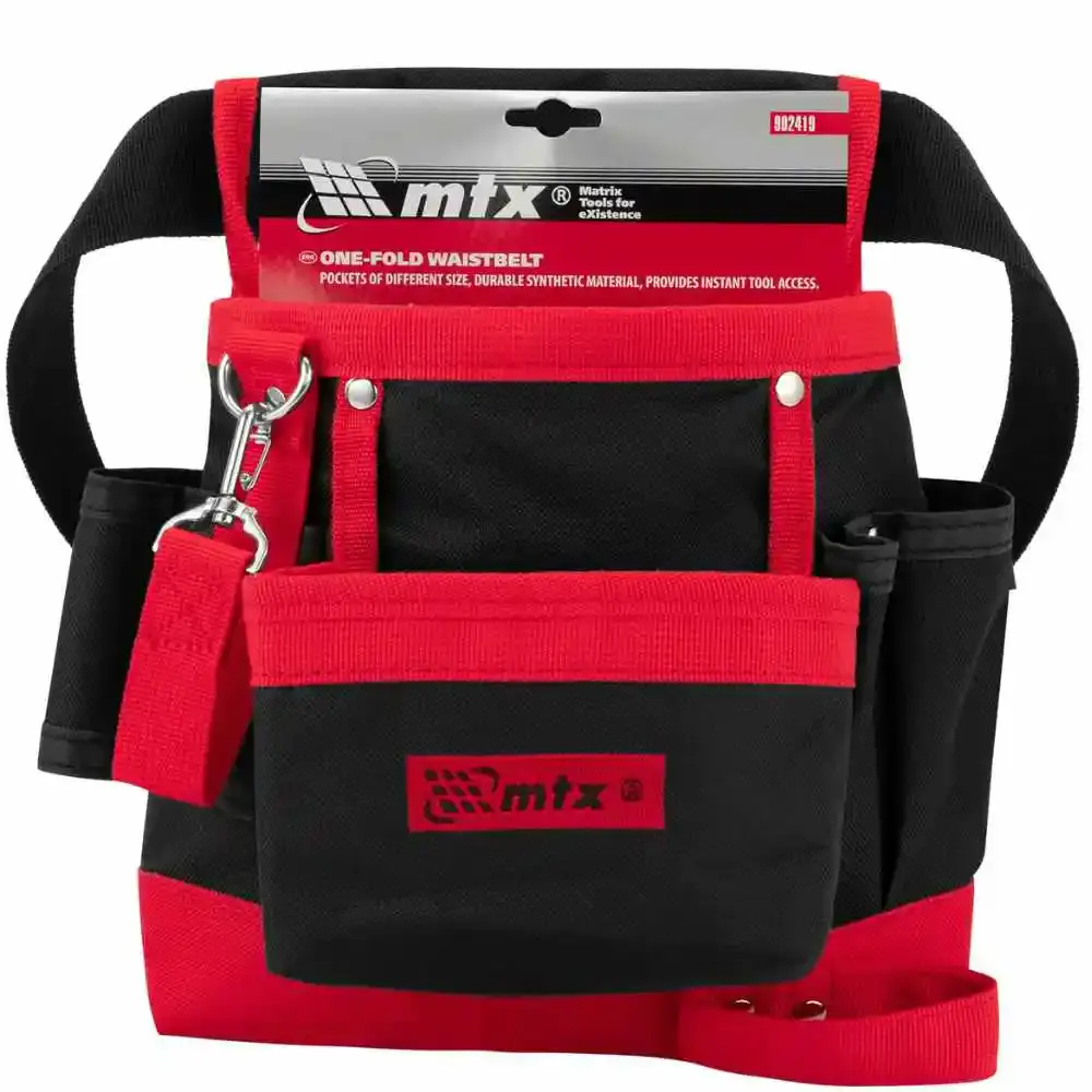 Bolsa cinto para ferramentas com 7 bolsos em lona 902419 MTX — fotografia 9