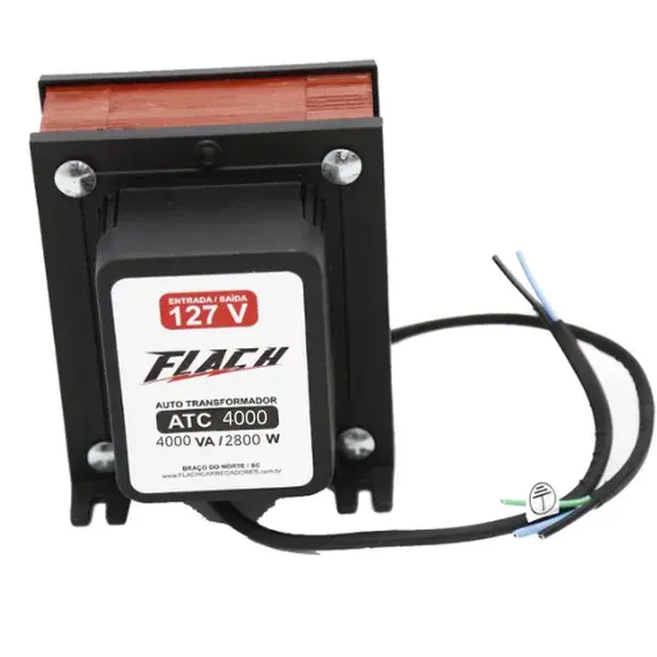 Auto transformador convencional 110/220V ATC4000 - Flach — fotografia de referência