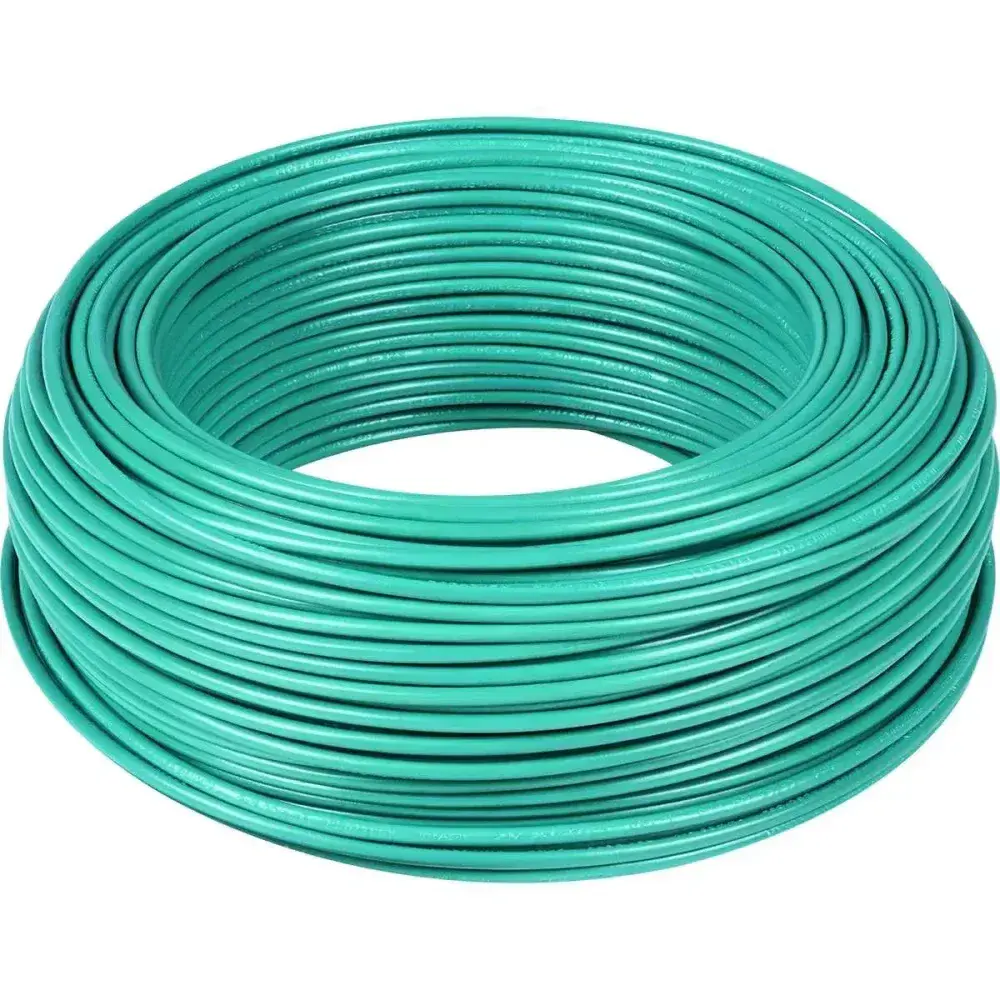 Cabo flexível 4MM verde 750V 100M Liege — fotografia 2