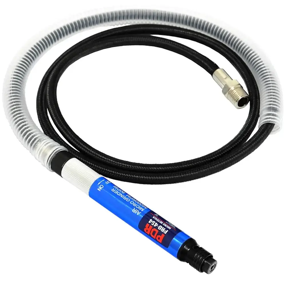 Kit Micro Retifica Pneumática 0,25HP Kit pinça 1/8 Pol PRO 454K LDR2 — fotografia 3