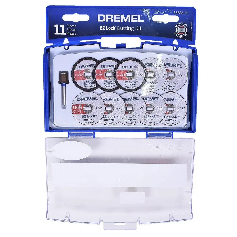 Kit de acessórios para cortar EZ688 Dremel - 11 peças — fotografia de referência