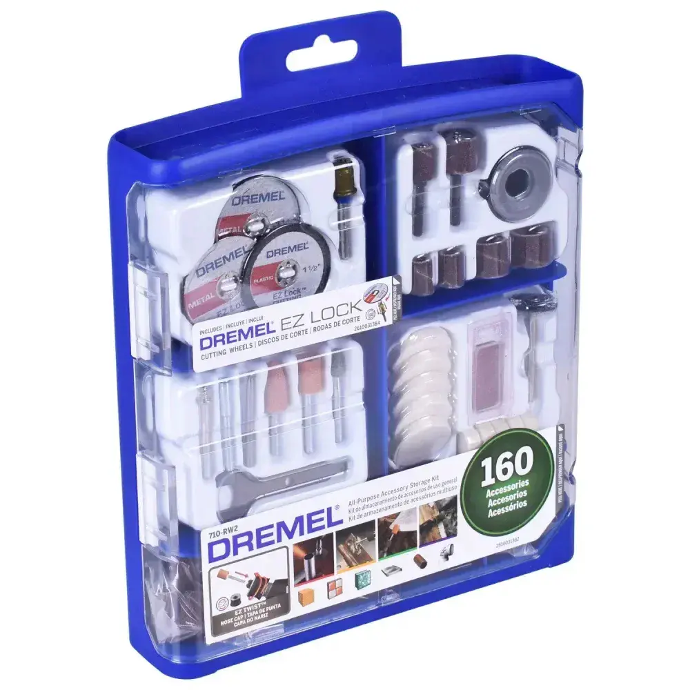 Kit para mini retifica para uso geral 710 Dremel - 160 peç — fotografia 6
