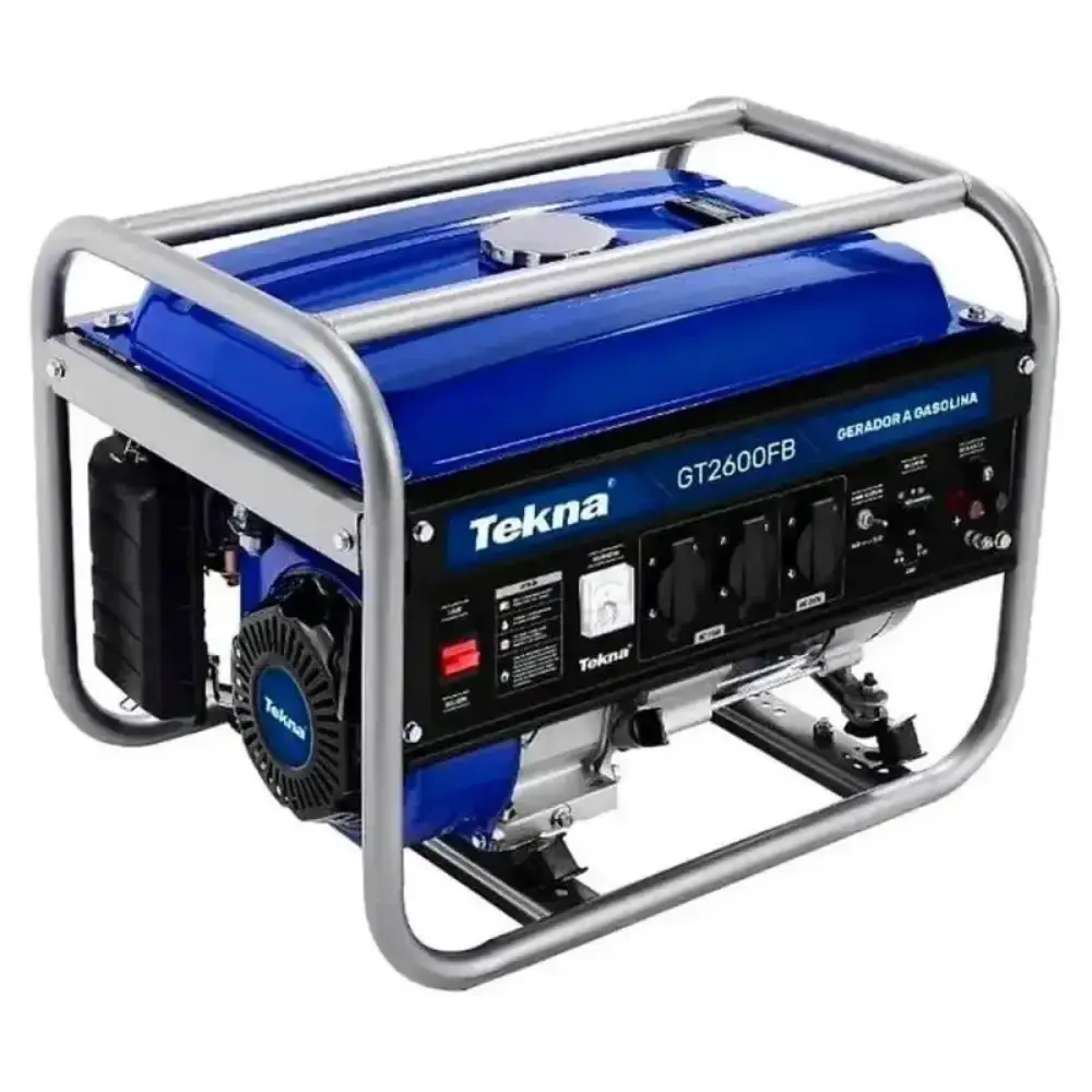 Gerador à gasolina 2.5 KVA 4 tempos bivolt GT2600FB Tekna — fotografia de referência