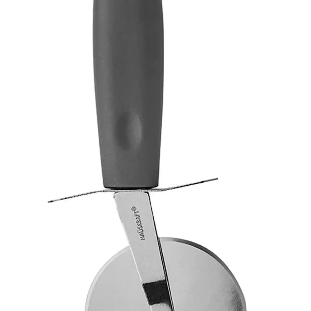 Kit 3 cortadores de pizza 20,55 CM cinza em aço inox UTEN-055 hauskraft — fotografia 4