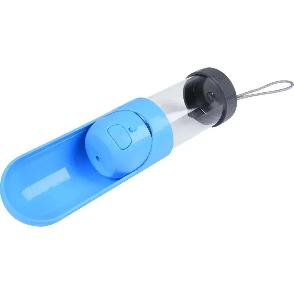 Garrafa de água portátil para cachorro azul 300ML Kala — fotografia 7