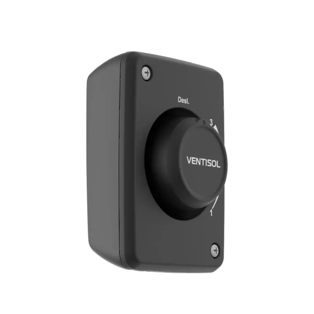 Ventilador de parede oscilante 60CM preto Ventisol — fotografia 8
