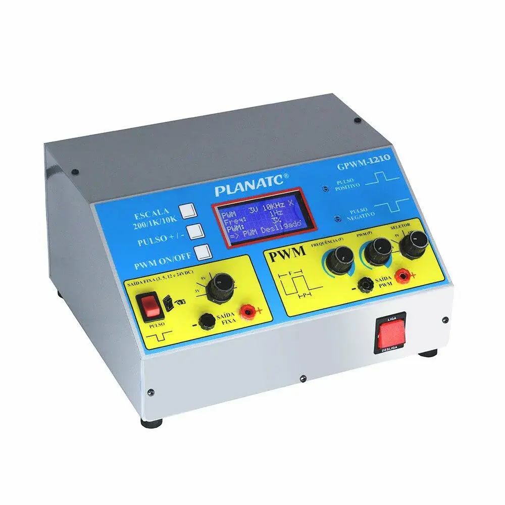 Gerador de sinal pwm e teste de alternador piloto GPWM-1210 Planatc — fotografia 3