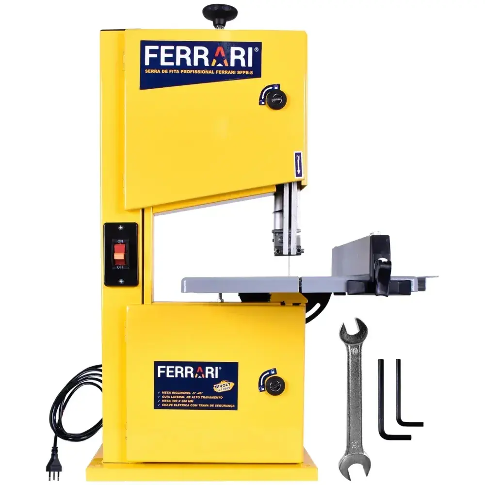 Serra fita vertical modelo SFPB-8 Ferrari - bivolt — fotografia de referência
