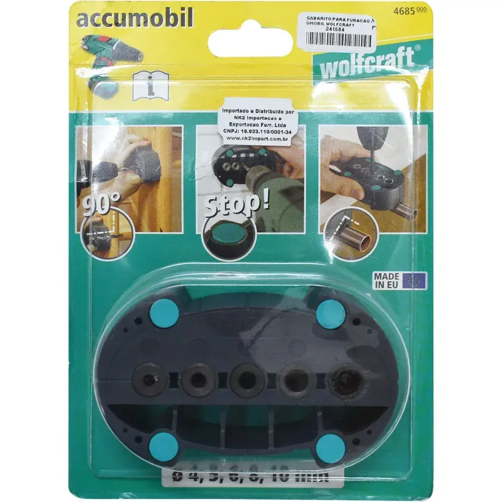 Gabarito para furação accumobil - 468500 - Wolfcraft — fotografia 10