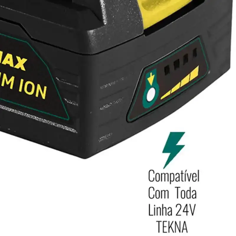 Bateria 24V MAX 2AH com indicador de carga B24-2000 Tekna — fotografia 2