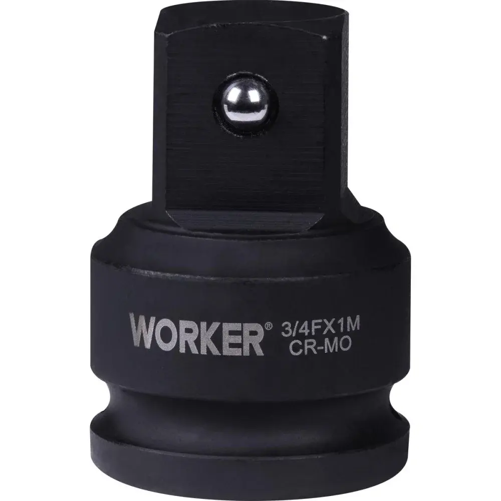 Adaptador para soquete de impacto 1/2 x 3/4 Worker — fotografia de referência