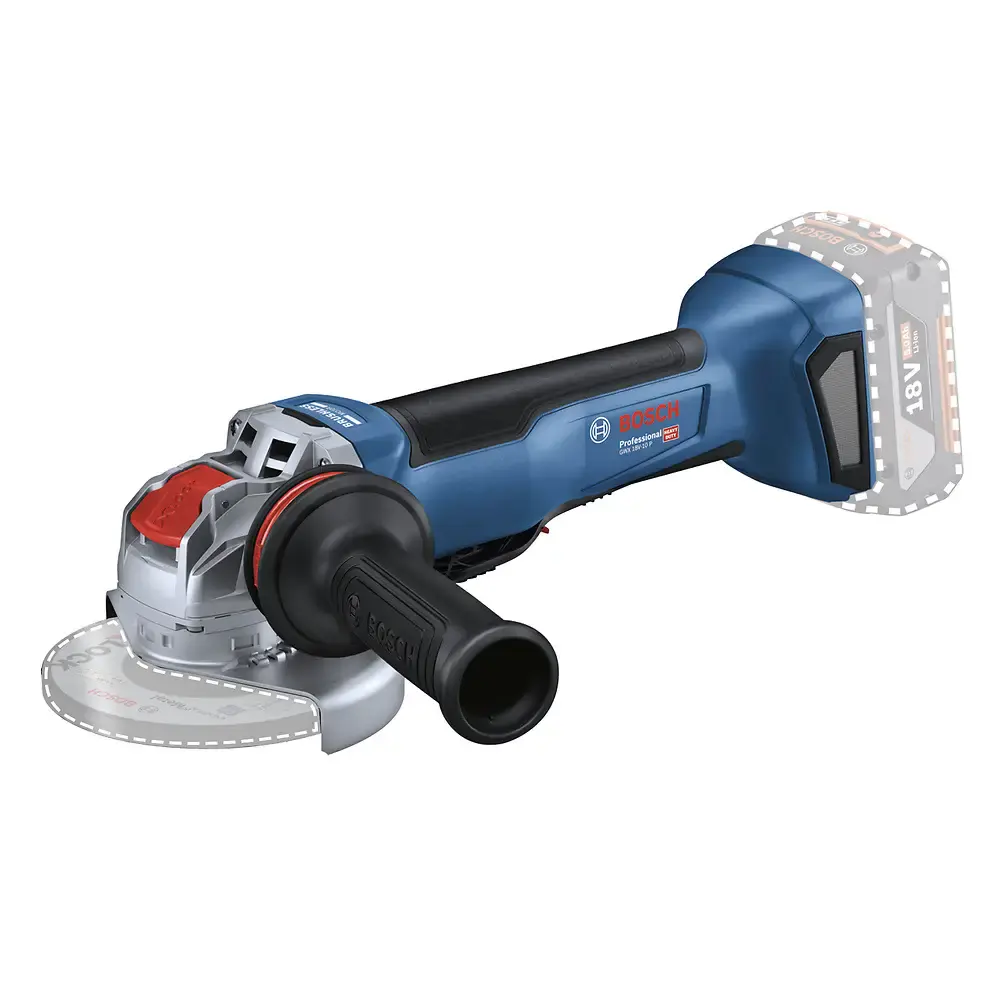 Esmerilhadeira 5 pol x-lock sem bateria GWX 18V-10 p Bosch — fotografia de referência