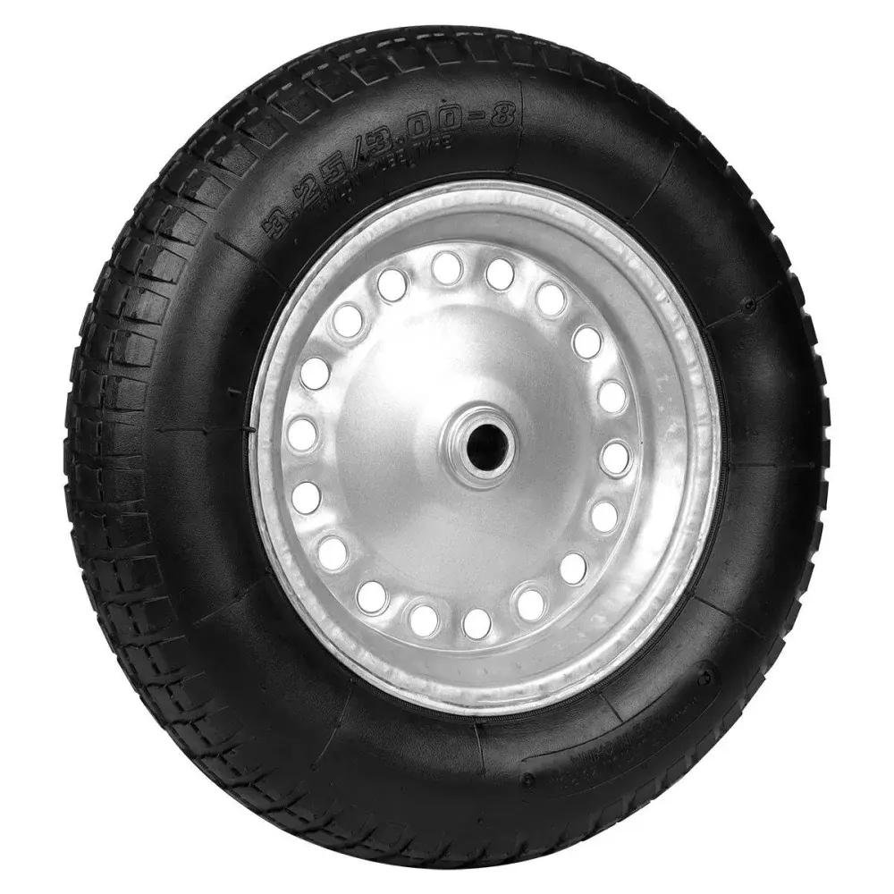 Roda para carrinho de mão worker modelo eixo 3/4 com pneu e câmara Maestro — fotografia 4