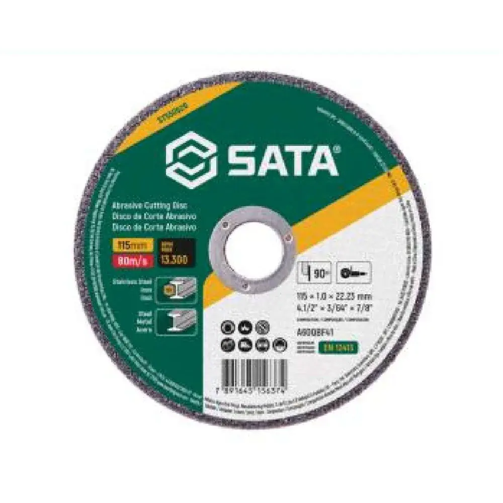 Disco de corte metal 4,1/2 115MM Sata — fotografia de referência
