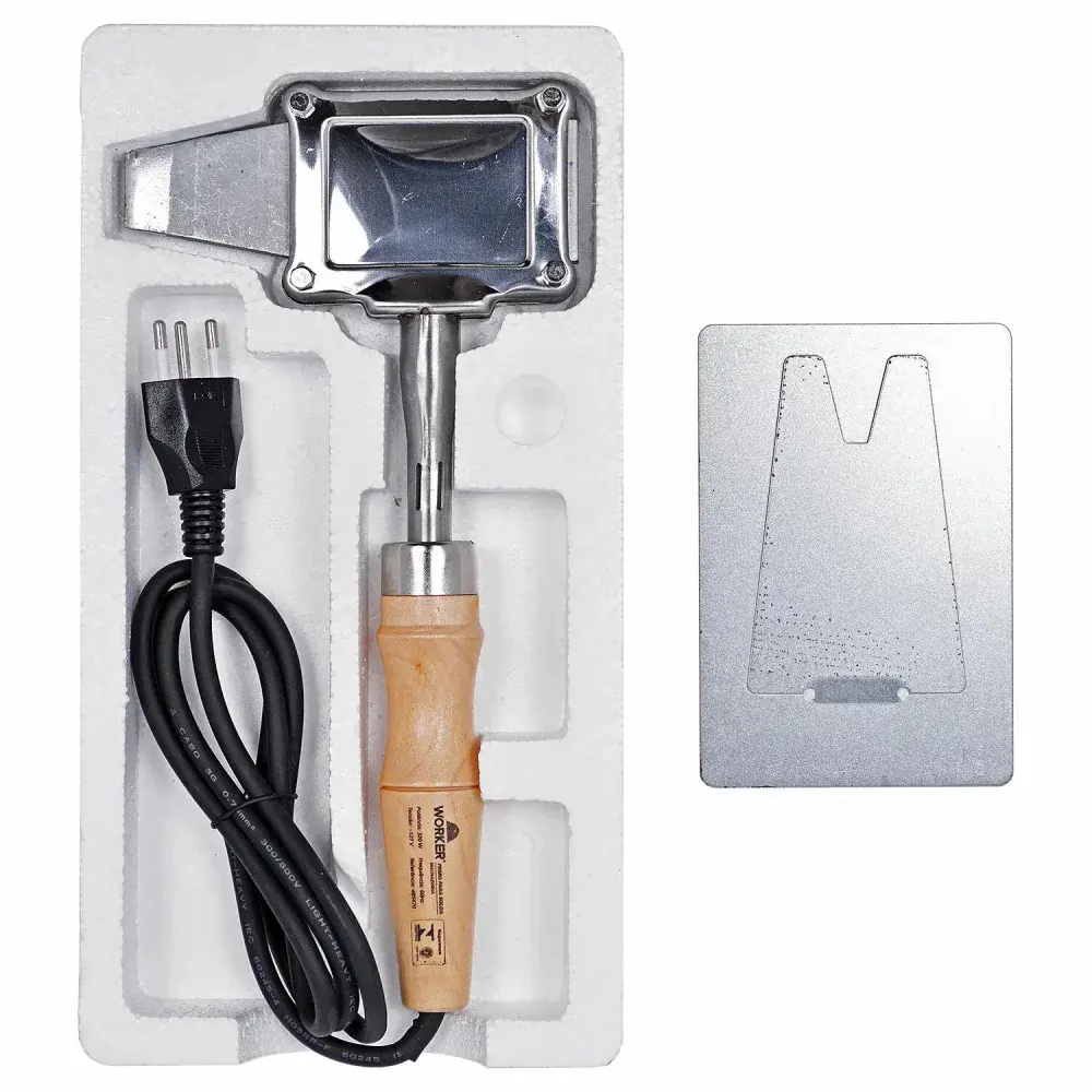 Ferro para solda machadinha com suporte 320W Worker — fotografia 10