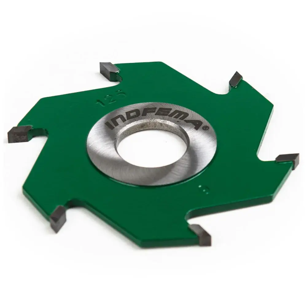Fresa ranhura hw 125 x 06 x 30MM 6 dentes Indfema 1800.12 — fotografia de referência