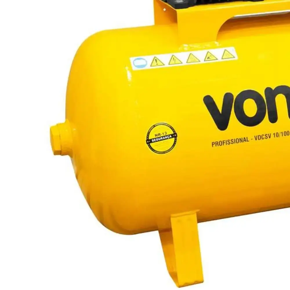 Compressor de ar VDCSV-10/100 2,0CV monofásico Vonder — fotografia 4